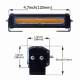 Lampa stroboscopica LED COB galbena cu intrerupator 2 bucati/set 315-1T2C