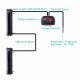 Lampa stroboscopica LED COB galbena cu intrerupator 2 bucati/set 315-1T2C