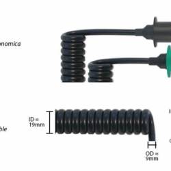 Cablu curent 7 pini, Tip S, ISO3731, 3.5m, 24V, 42056.1580 Reflex-Allen Italia