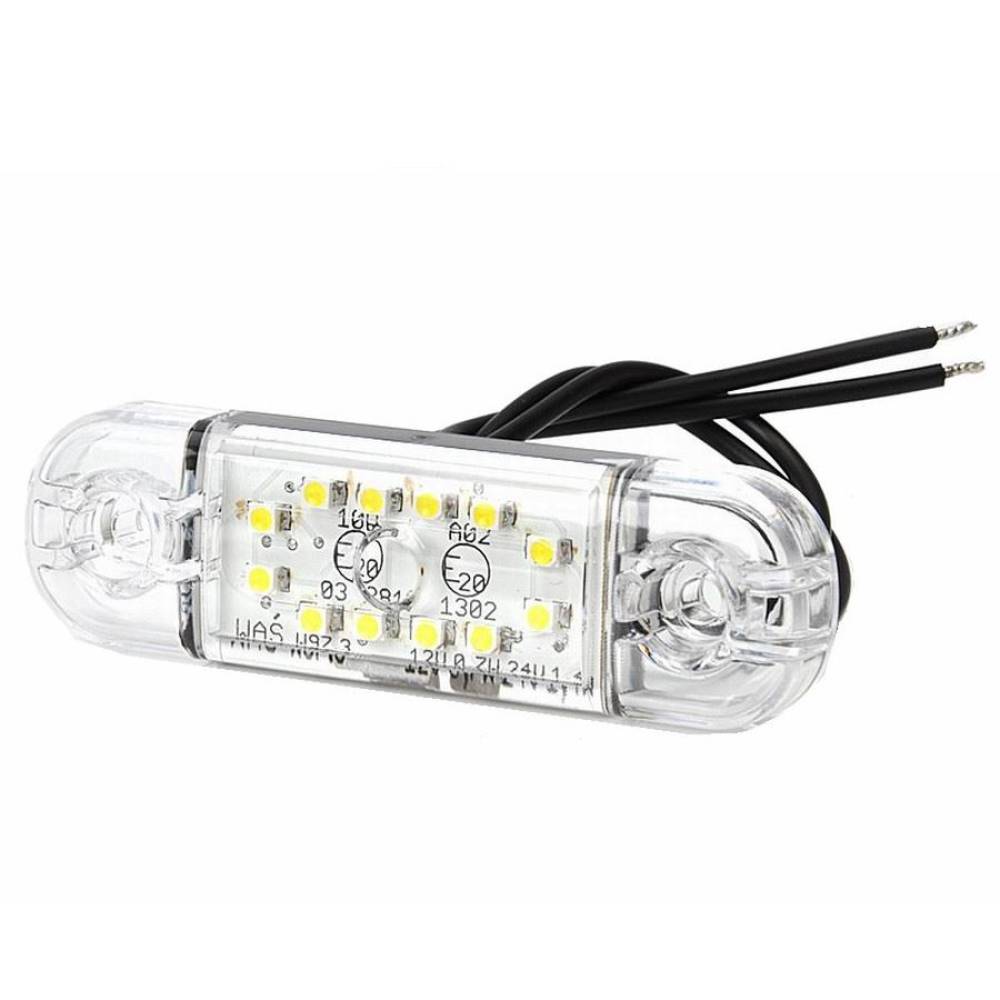 Lampa gabarit 84x24, LED, slim, alba, 12-24V, W97.3 716 Was Lampa gabarit 84x24, LED, slim, alba, 12-24V, W97.3 716 Was