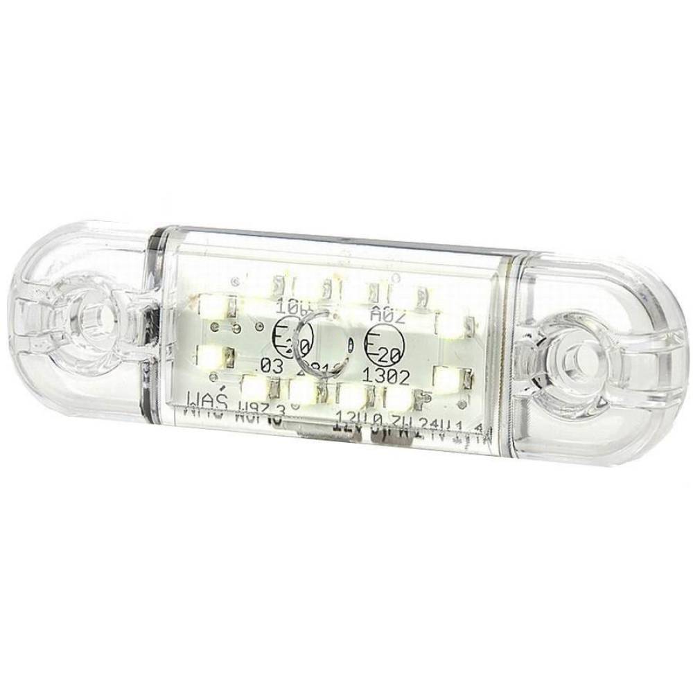 Lampa gabarit 84x24, LED, slim, alba, 12-24V, W97.3 716 Was Lampa gabarit 84x24, LED, slim, alba, 12-24V, W97.3 716 Was