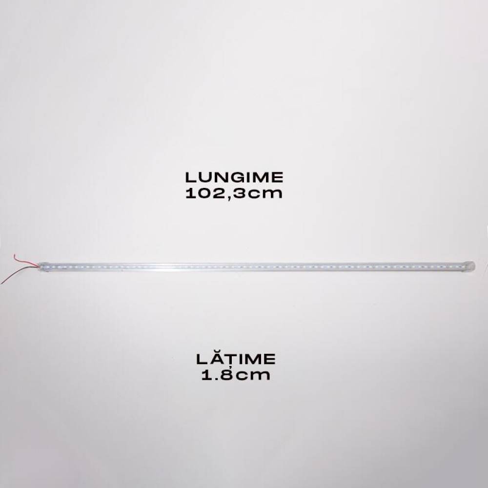 Lampa bara LED rigida, alba, 12V, 72 LED-uri SMD,100cm, Alsz057 Lampa bara LED rigida, alba, 12V, 72 LED-uri SMD,100cm, Alsz057