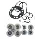 Kit repar.p-pa hidr H801 U650 AS-ada91 -(bucse+garnit.)