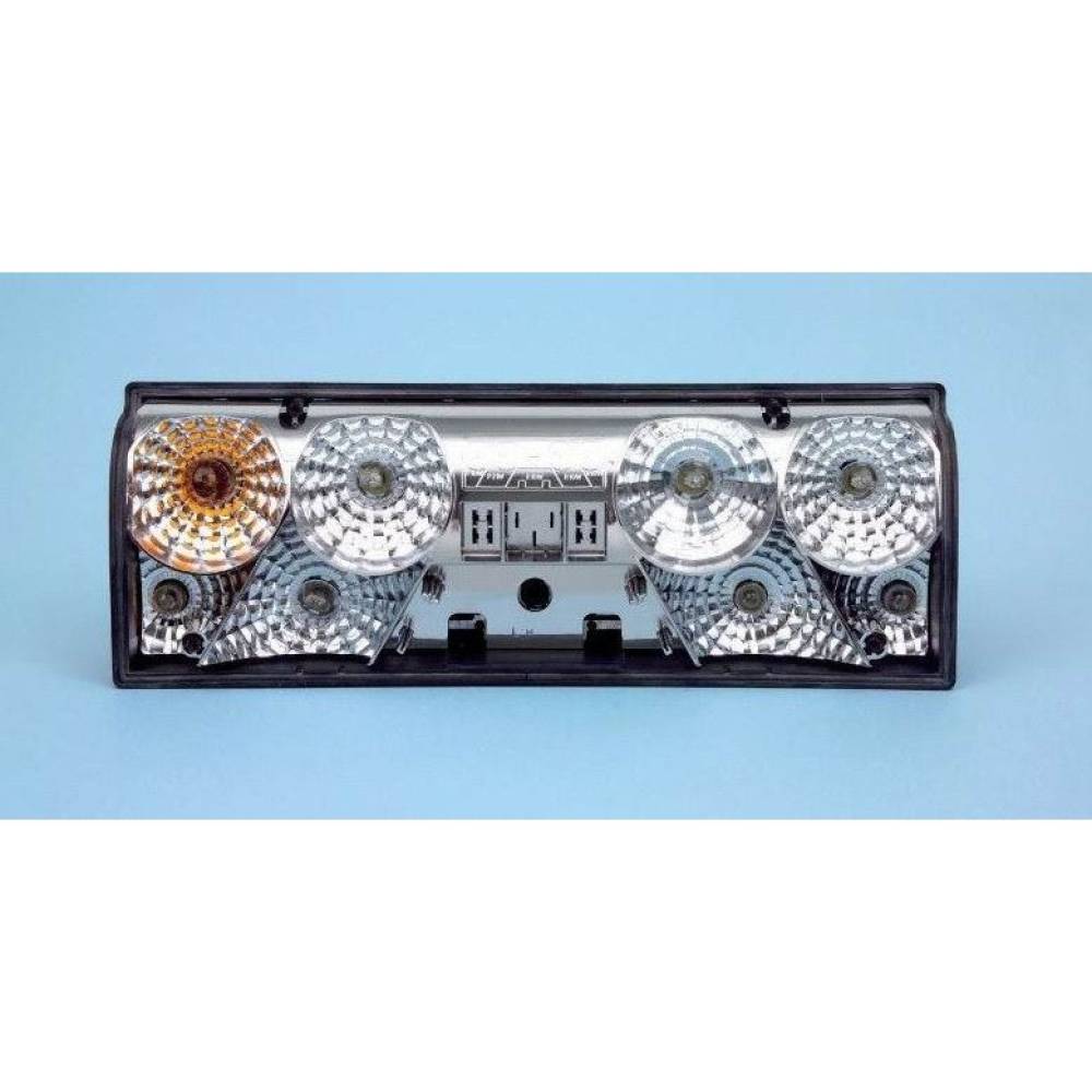 Lampa stop 420x150, 24V, 7 functii, cu triunghi, fara bec, Europoint 2, Stanga, UCLER 0106lk, 98641 Lampa stop 420x150, 24V, 7 functii, cu triunghi, fara bec, Europoint 2, Stanga, UCLER 0106lk, 98641
