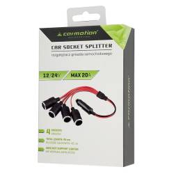 Stecher 4 prize, 12-24V, cu 4 fire, 30cm, 20A, Carmotion 58628