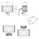 Proiector faza lunga 138x78, alb, cu Husa, HM1.07329.01 Wesem
