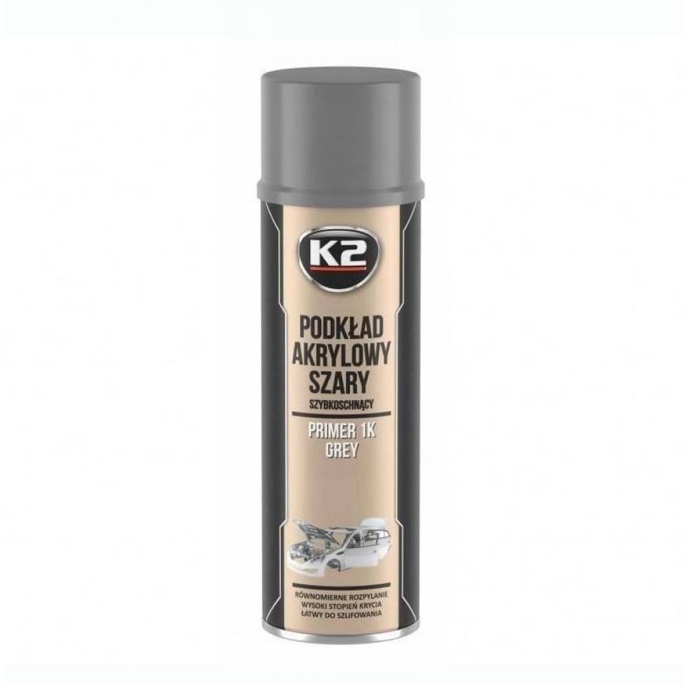 Spray sprit chit, grund gri 400ml CAR FILLER  Primer 1K Grey K2 L348