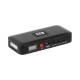 Starter auto multifunctional portabil, baterie externa, 12V 12Ah 800A, lanterna LED 5 moduri si afisaj LCD, pornire motor si incarcare wireless dispozitive electronice 10W cu USB 2.4A, 04055 Amio