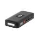 Starter auto multifunctional portabil, baterie externa, 12V 12Ah 800A, lanterna LED 5 moduri si afisaj LCD, pornire motor si incarcare wireless dispozitive electronice 10W cu USB 2.4A, 04055 Amio