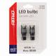 Set 2 becuri T10, 4 LED-uri SMD3020, 12-24V, W5W, Canbus, alb, Pro Series 03717 Amio