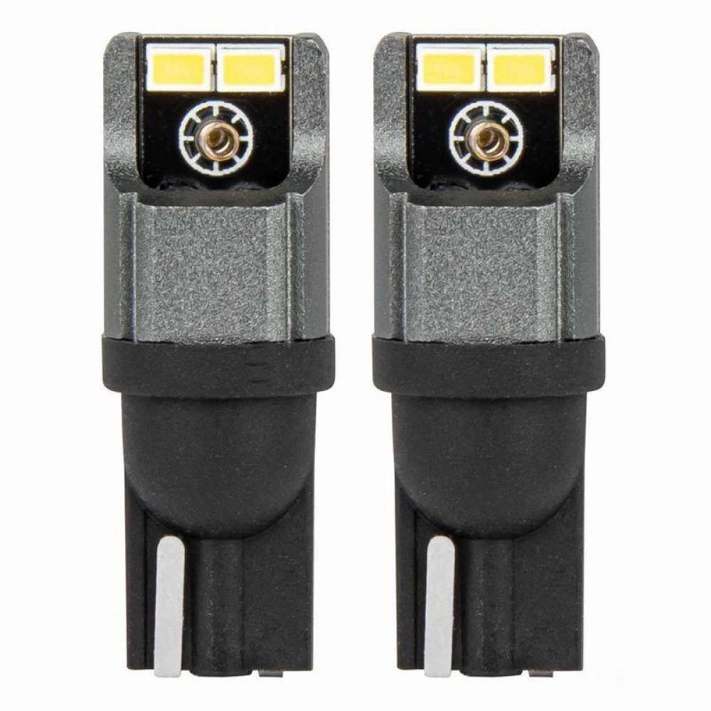 Set 2 becuri T10, 4 LED-uri SMD3020, 12-24V, W5W, Canbus, alb, Pro Series 03717 Amio