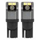Set 2 becuri T10, 4 LED-uri SMD3020, 12-24V, W5W, Canbus, alb, Pro Series 03717 Amio