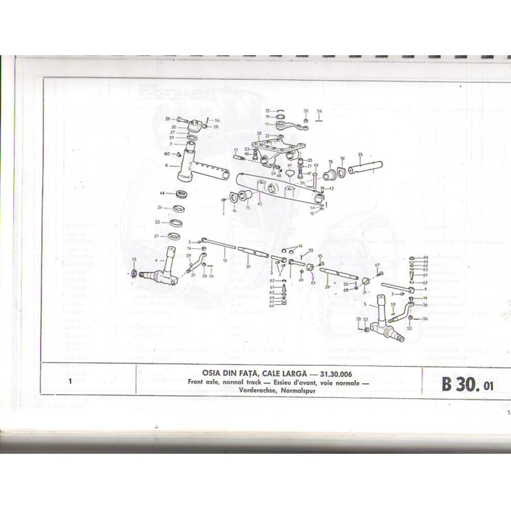 Bucsa fuzeta U650 plastic UTB 31.30.158P 