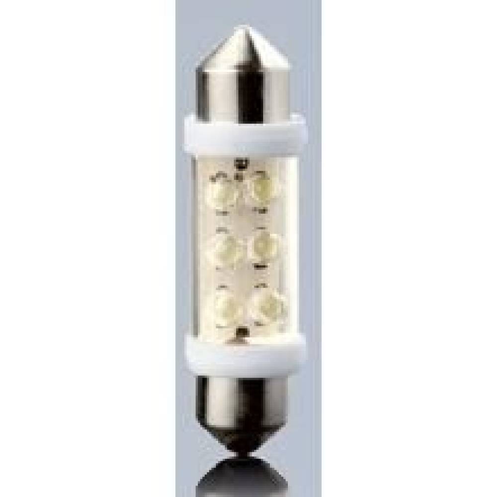 Set 2 becuri sofit 12V/C5W 39mm 6LED-uri, 5850 Vecta