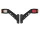 Lampa gabarit cu brat oblic 45°, 185mm, LED, 12-24V, alb-galben-rosu,TYJ 05-015 Lampa gabarit cu brat oblic 45°, 185mm, LED, 12-24V, alb-galben-rosu,TYJ 05-015
