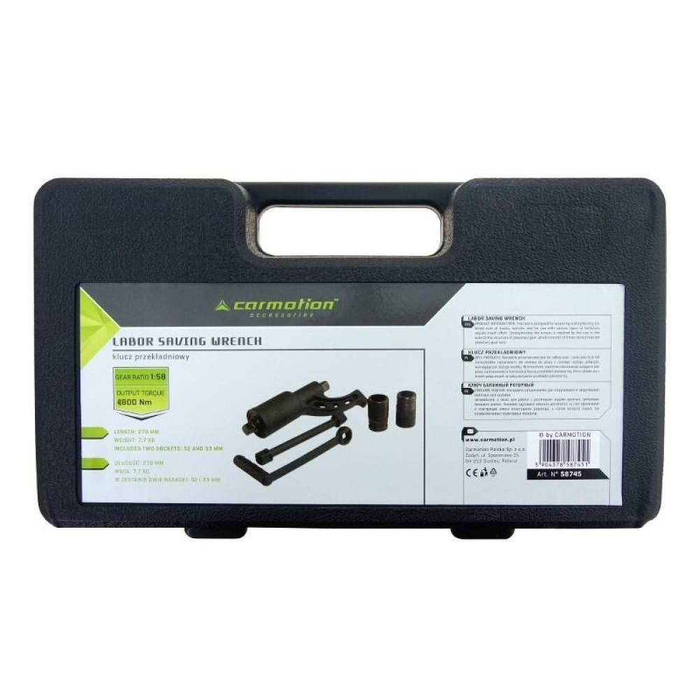 Trusa cheie cu multiplicator forta pentru jante camion 30-32, 1:58, 58745 Carmotion