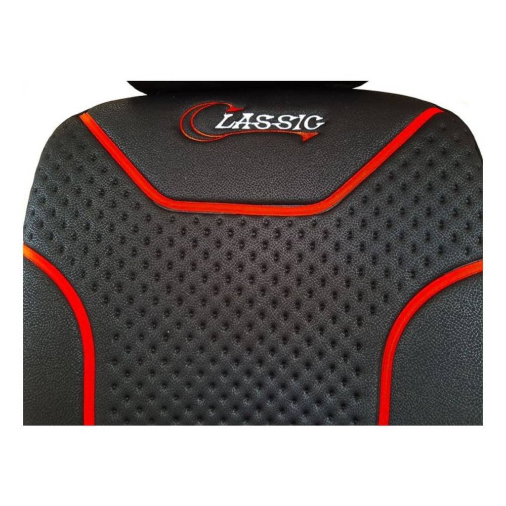 Set huse auto pentru 1 scaun cu tetiera, negru, Classic 68612 CarCo Set huse auto pentru 1 scaun cu tetiera, negru, Classic 68612 CarCo