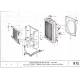 Difuzor aer radiator, 60,5x53, aparatoare ventilator, U650 UTB 38.13.011, AP19
