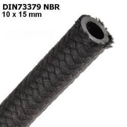Furtun combustibil, panzat, NBR, interior fi 10, Runkit