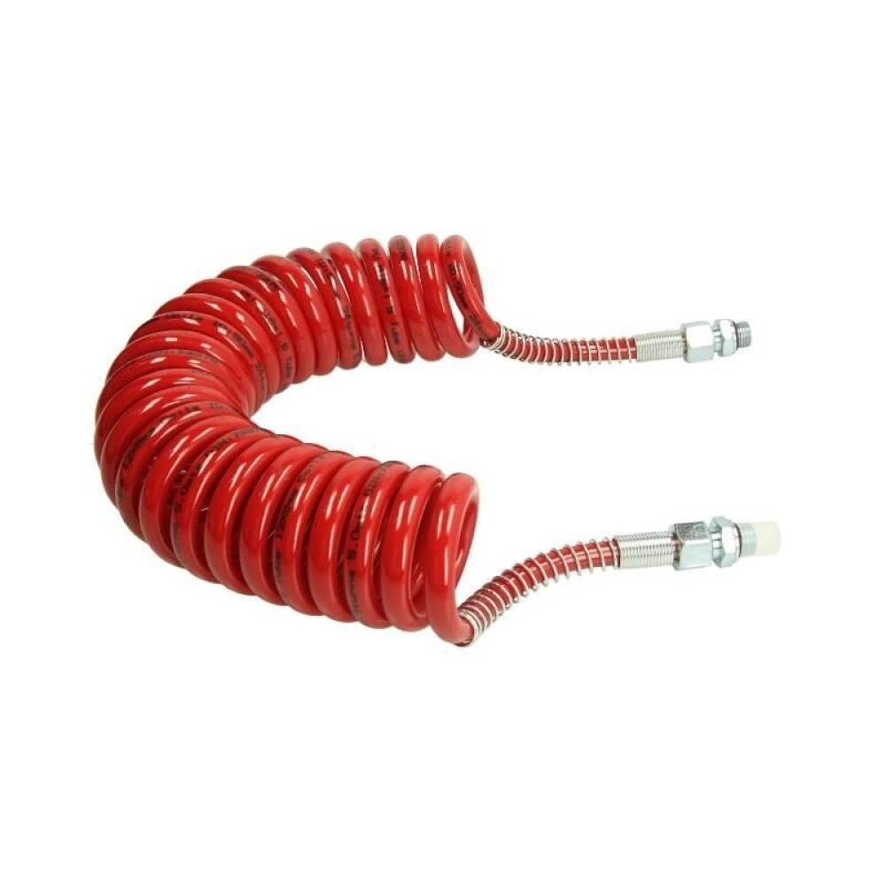 Furtun aer frana M22, spiralat 6m, PU, galben Hico PPN014