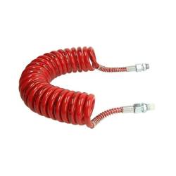 Furtun aer frana M22, spiralat 6m, PU, galben Hico PPN014