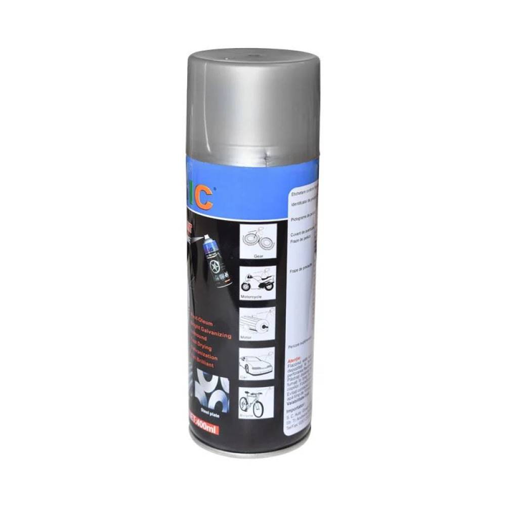 Spray vopsea Zinc galvanizare la rece, 400ml Magic