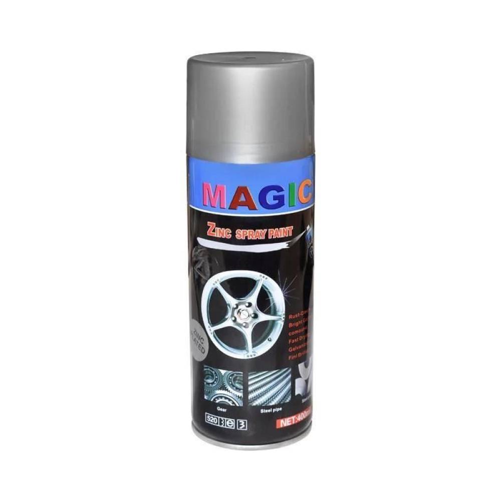 Spray vopsea Zinc galvanizare la rece, 400ml Magic