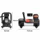 Compresor aer 12V, 9bar Bigair 30L, cu lanterna 237.50 Heyner Compresor aer 12V, 9bar Bigair 30L, cu lanterna 237.50 Heyner