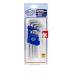 Set chei imbus TorxH T10H T50H stea 9 bucati 446.10 Alca 