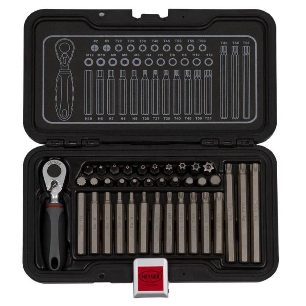 Trusa biti 37 piese (hexagonale, torx , M si clichet) 335.00 Heyner