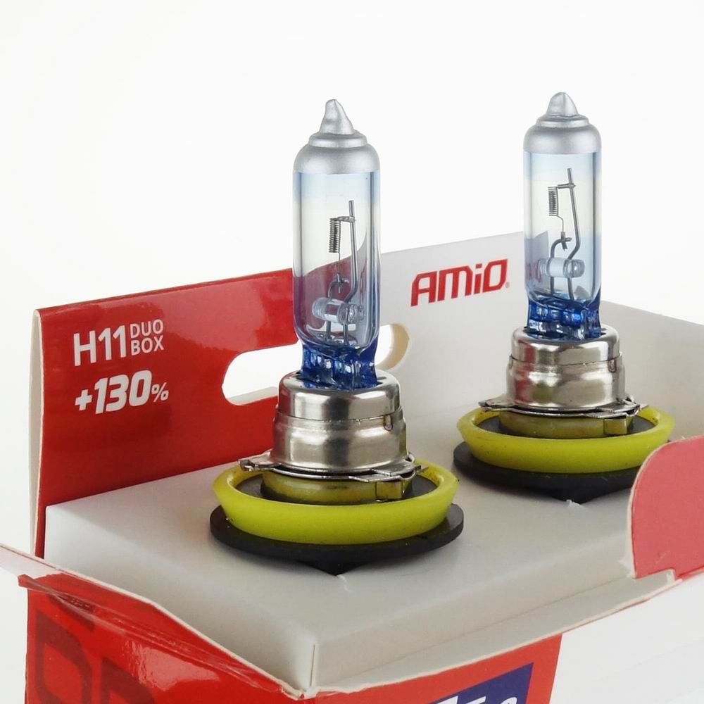 Set 2 becuri H11 12V/55W, extra 130%, LumiTec Duo 02105 Amio