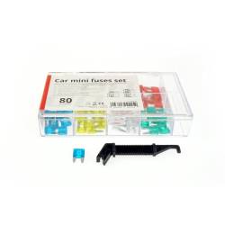Set 80 sigurante plate MINI, cu extractor Amio 02225