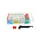 Set 80 sigurante plate mari, cutie 80 bucati cu extractor Amio 02224