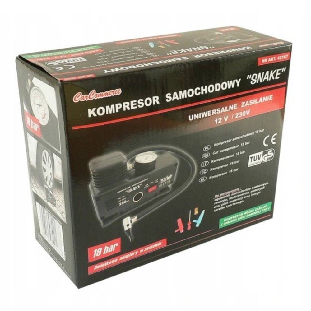 Compresor aer 12V/220V 18Bar 02188 Amio