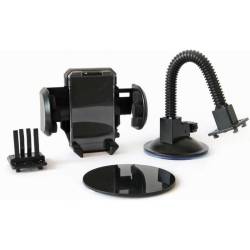 Suport telefon, 3 prinderi, cu ventuza, grila aerisire si talpa adeziva, 01250 Amio