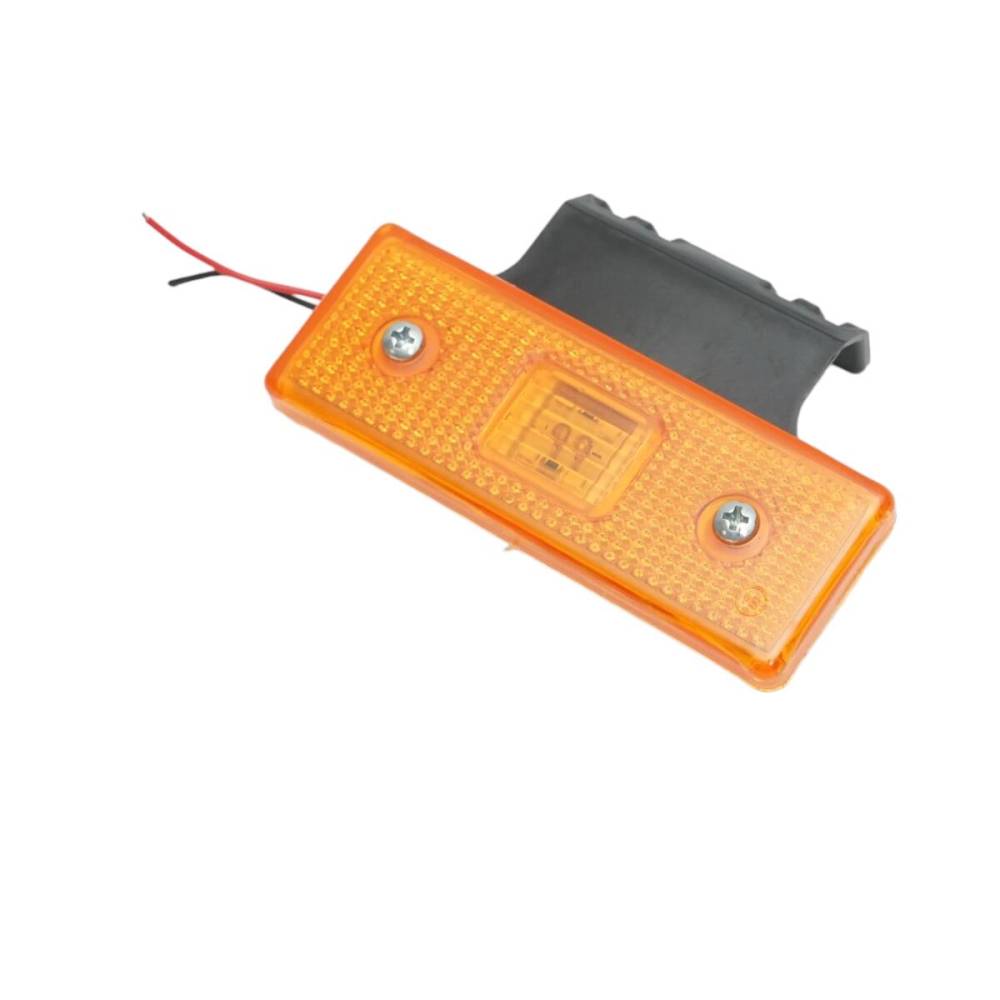 Lampa gabarit 110x40, LED, galbena, cu talpa, RK76 PINA