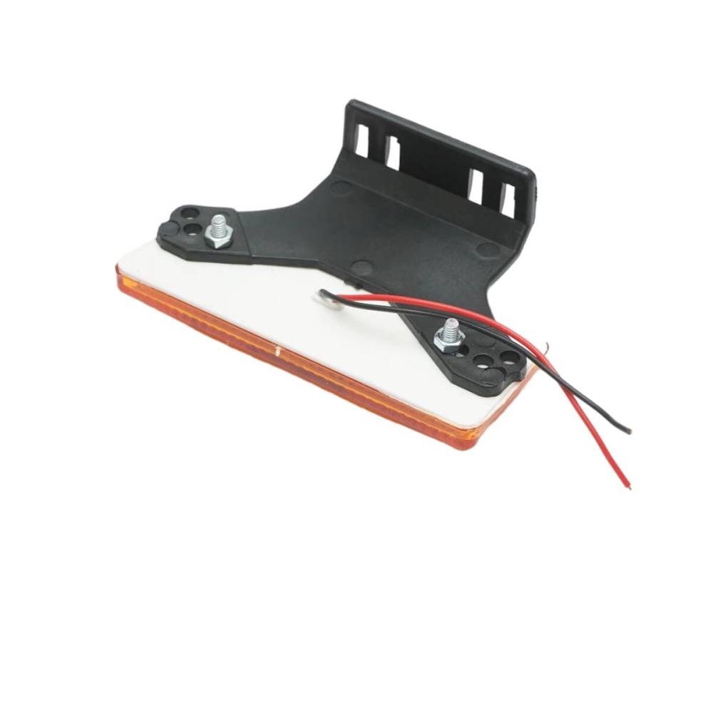 Lampa gabarit 110x40, LED, galbena, cu talpa, RK76 PINA