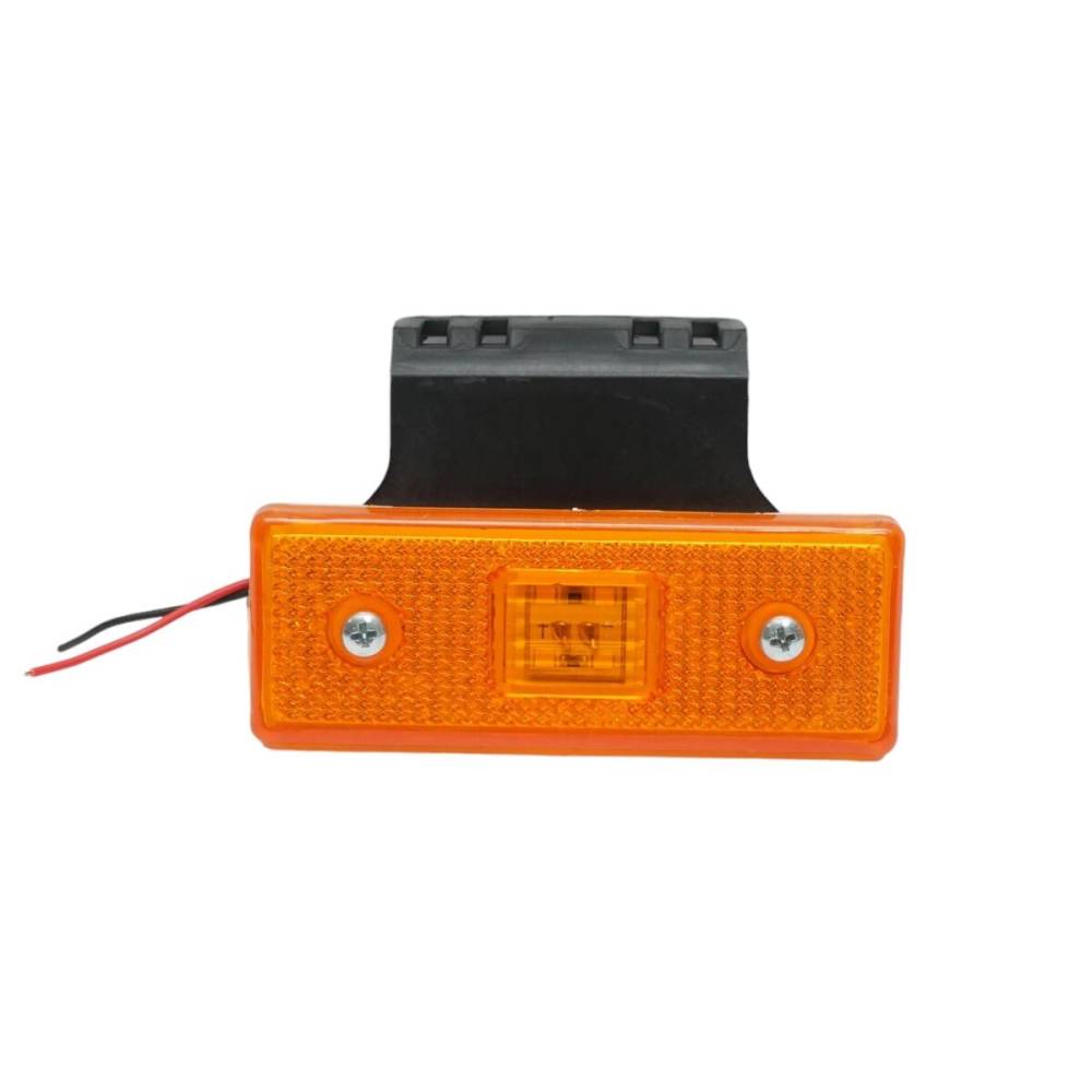 Lampa gabarit 110x40, LED, galbena, cu talpa, RK76 PINA