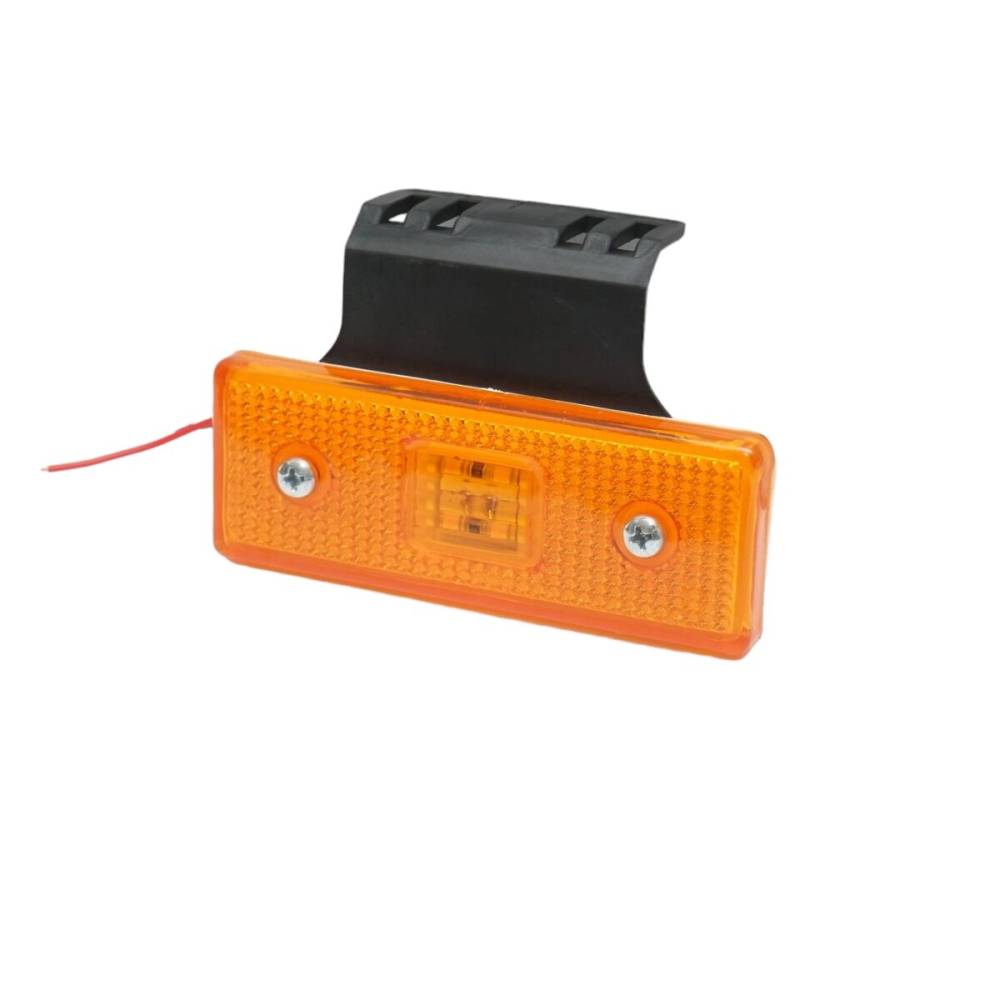 Lampa gabarit 110x40, LED, galbena, cu talpa, RK76 PINA