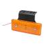 Lampa gabarit 110x40, LED, galbena, cu talpa, RK76 PINA