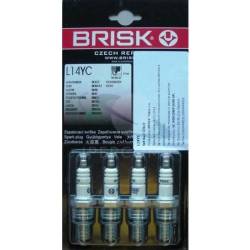 Bujii filet lung Brisk L14YC, BMW, Citroen, Audi, Ford, Fiat, Renault, Oltcit