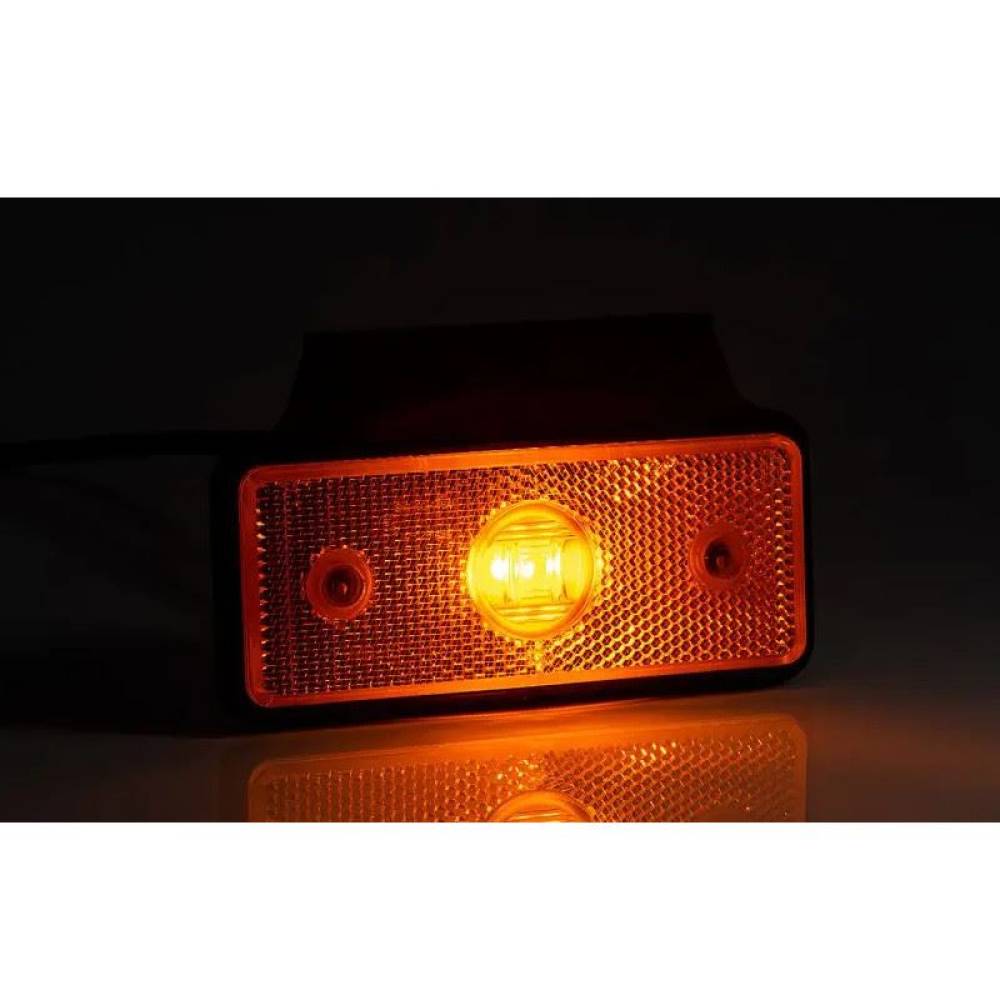 Lampa gabarit 110x45, LED, galbena, cu suport, 12-36V, MD-013 Z+K Fristom