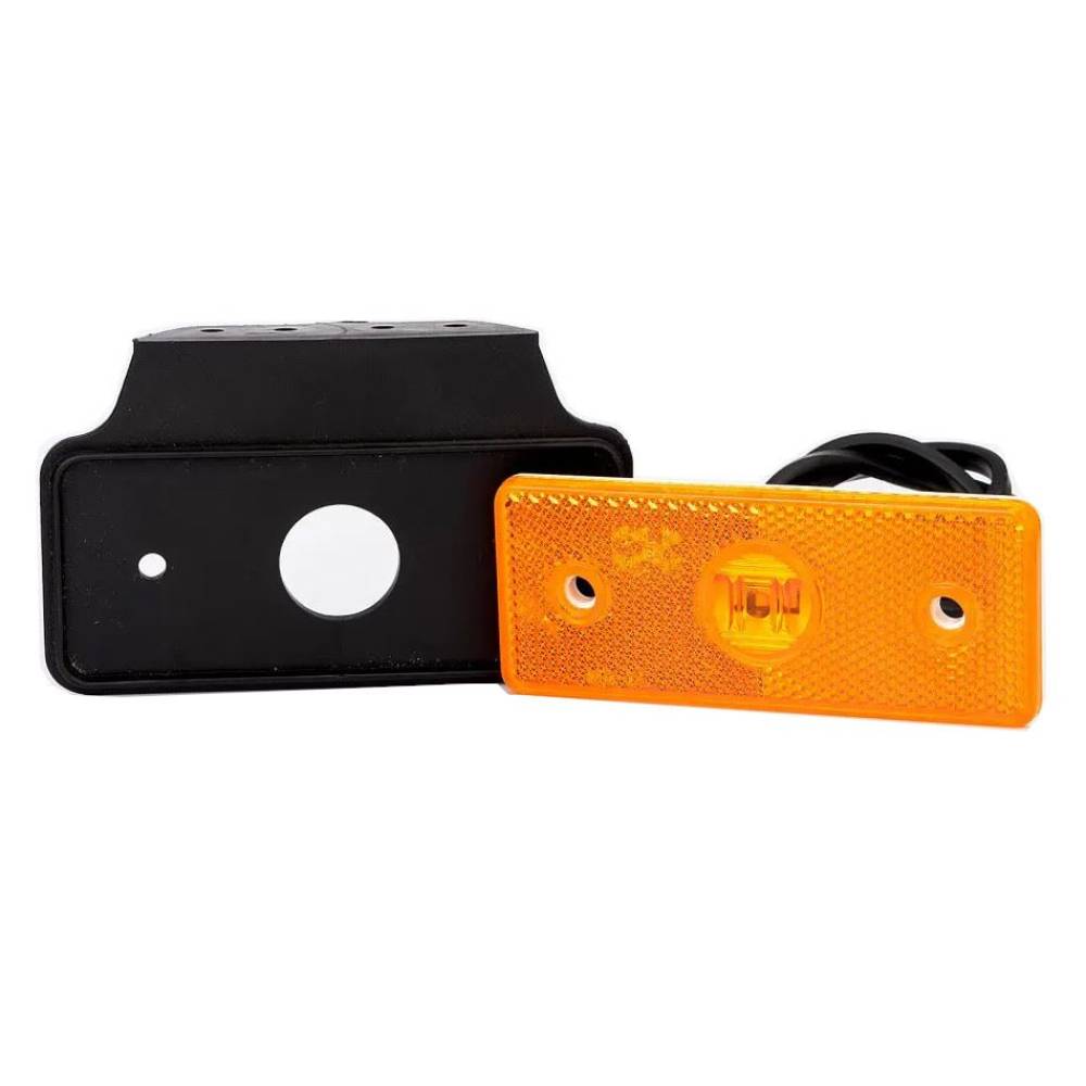 Lampa gabarit 110x45, LED, galbena, cu suport, 12-36V, MD-013 Z+K Fristom