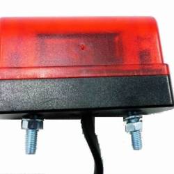 Lampa numar 83x40, 2+3 LED-uri, cu pozitie, rosie FT-016-A Fristom 