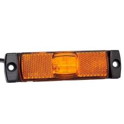 Lampa gabarit 100x32, LED, galbena, cu suport urechi, 12-36V, FT-017-Z  Fristom