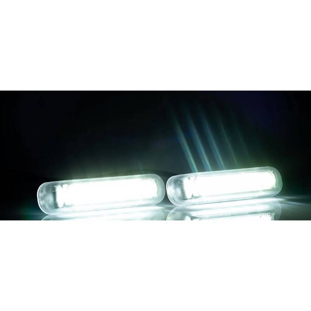 Set 2 proiectoare zi, 9-36V, DRL, 6 LED-uri, 13,2x2.8cm, FT-300 Fristom