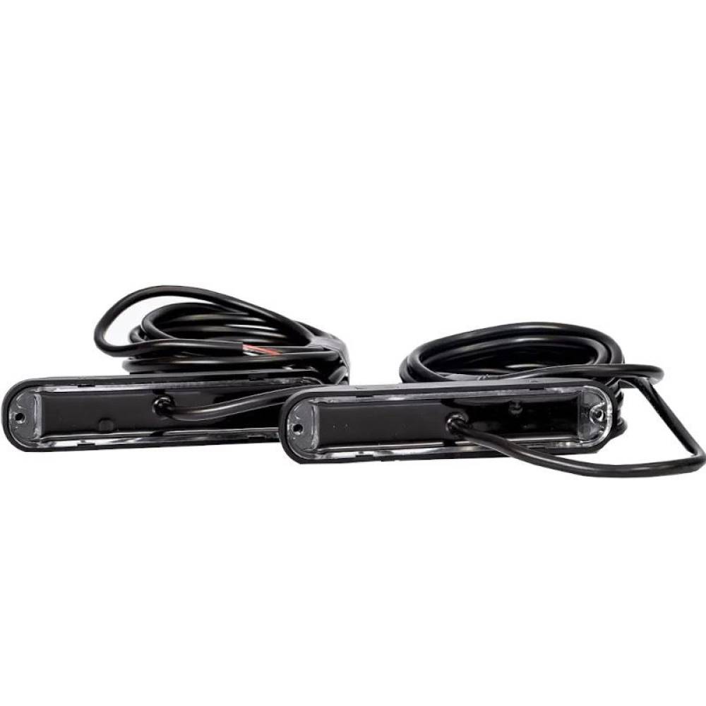 Set 2 proiectoare zi, 9-36V, DRL, 6 LED-uri, 13,2x2.8cm, FT-300 Fristom