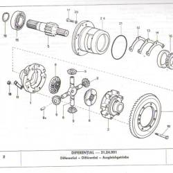 Pinion transmisie finala Z14 U650, 31.24.103 UTB, AB22