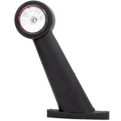 Lampa gabarit cu brat 195mm, oblic 45°, LED, alb-rosie, 12-36V, FT-009-E Fristom