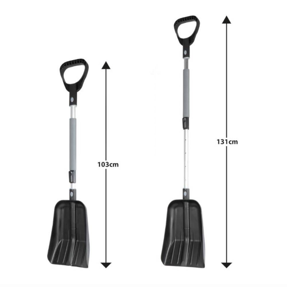Lopata zapada din plastic, coada telescopica aluminiu 103-131cm, 04152 Amio